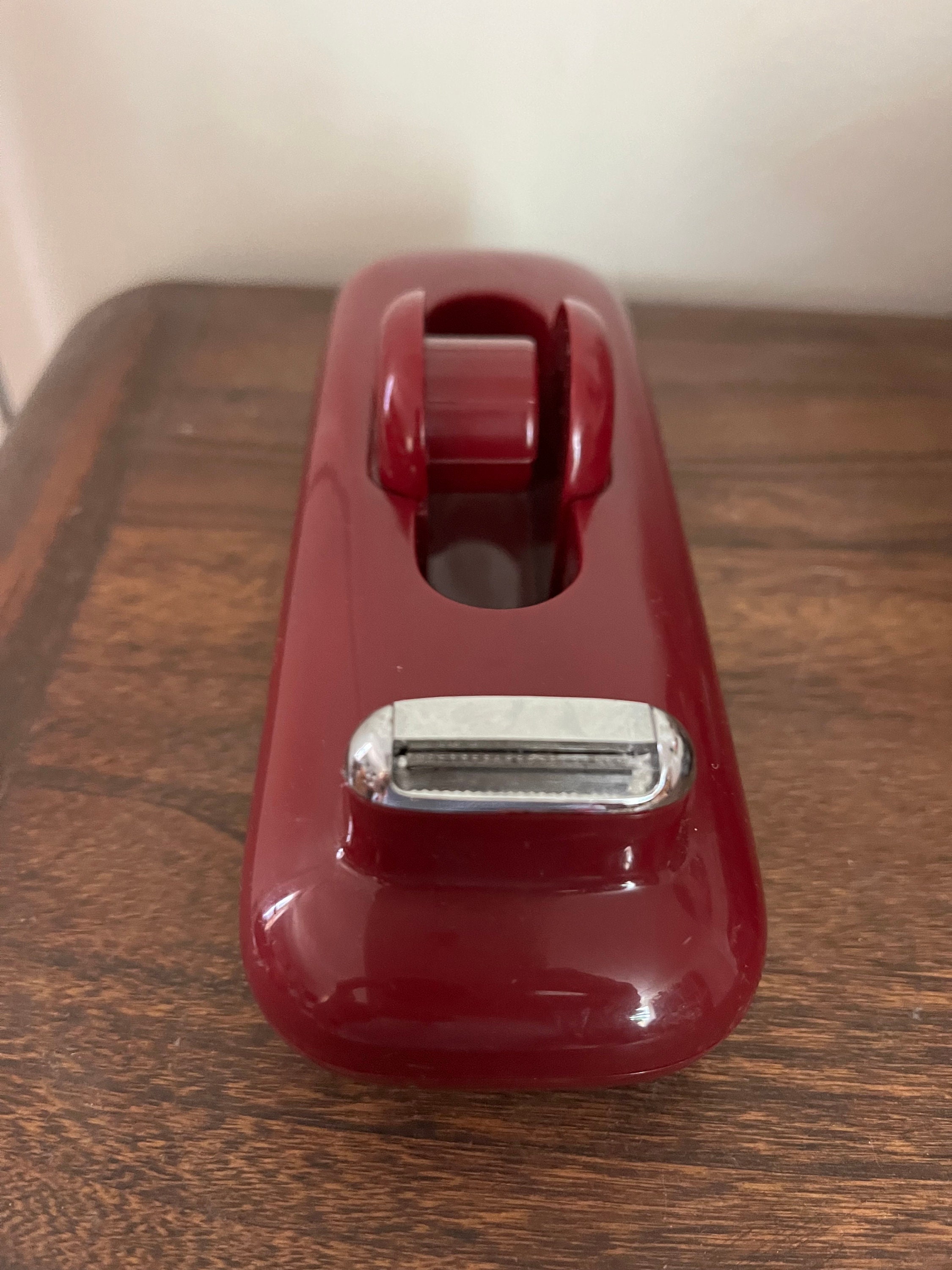 1981 Eldon Mod Desktop Scotch Tape Dispenser Maroon Retro Post Etsy