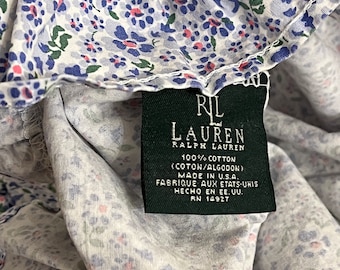 Vintage Ralph Lauren Elizabeth Street KING Pillowcase RARE