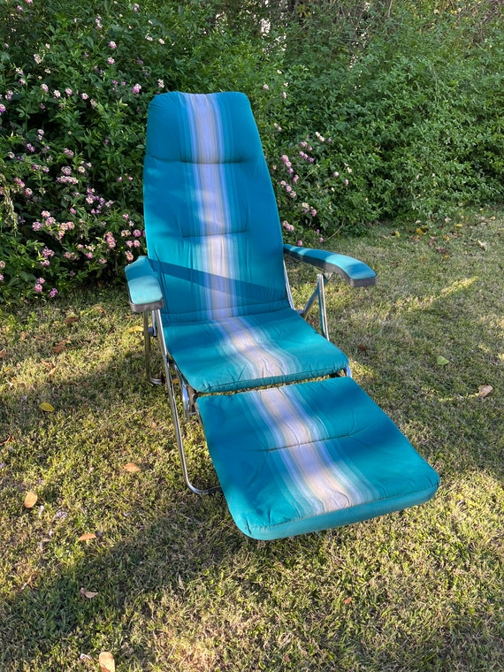 Vintage Mid Century Marga Reclining Airstream Camper Chair With Foot Rest Italy Etsy