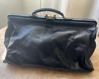 Vintage Goldpfeil Oxford Dulles Duffel/Dr Bag 1950’s W Germany Rare!