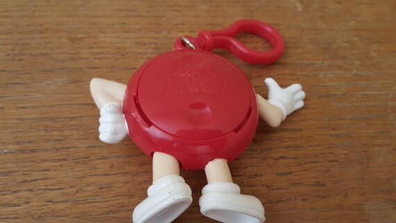 3 Vintage M&ms Red or Yellow Candy Dispenser Keychain (new) - Etsy