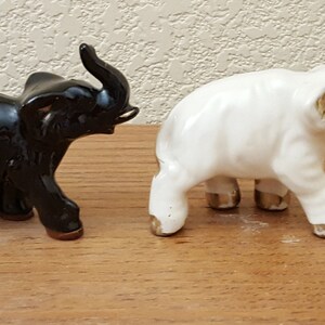 Vintage Duo Ceramic Elephant Figurines (Select one)