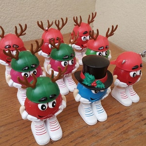 11 Holiday Mini M&M&#39;s Figurines