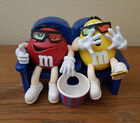 Vintage M&ms and 3D Movie Scene Candy Dispenser Etsy