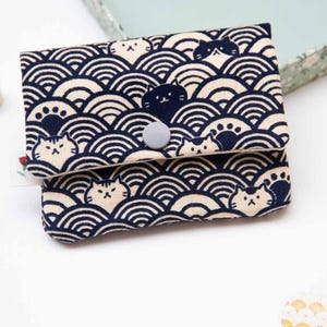 Adorable Cats Blue Small Purse