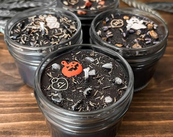 Halloween Zodiac Candle | Halloween Home Decor | Spooky Candle | Halloween Gifts | Spooky Season Decor | Goth Gift | Horror Candle Gift