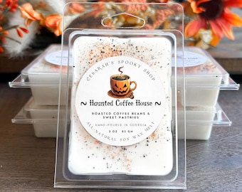 Haunted Coffee House Halloween Wax Melt- Coffee Shop Scented, Spooky