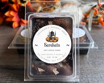 Samhain Wax Melts | Halloween Wax Melts | Spooky Wax Melts | Halloween Gifts | Witchy Halloween Decor | Goth Gift | Horror Candle