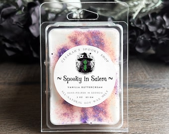 Spooky in Salem Wax Melt - Halloween Scent of Vanilla Buttercream | Sweet & Cozy Fall Home Fragrance