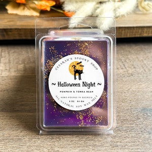 Halloween Night Wax Melts | Halloween Wax Melts | Spooky Wax Melts | Halloween Gifts | Gothic Decor | Goth Gift | Horror Candle