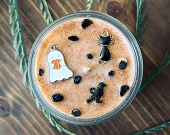 Spooky Season Vanilla Buttercream Candle - Halloween Home Decor & Witchy Gift