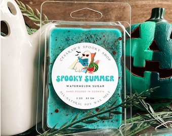 Spooky Summer Wax Melts | Summerween | Halloween - Watermelon, Pineapple, Coconut, Cherries, Floral