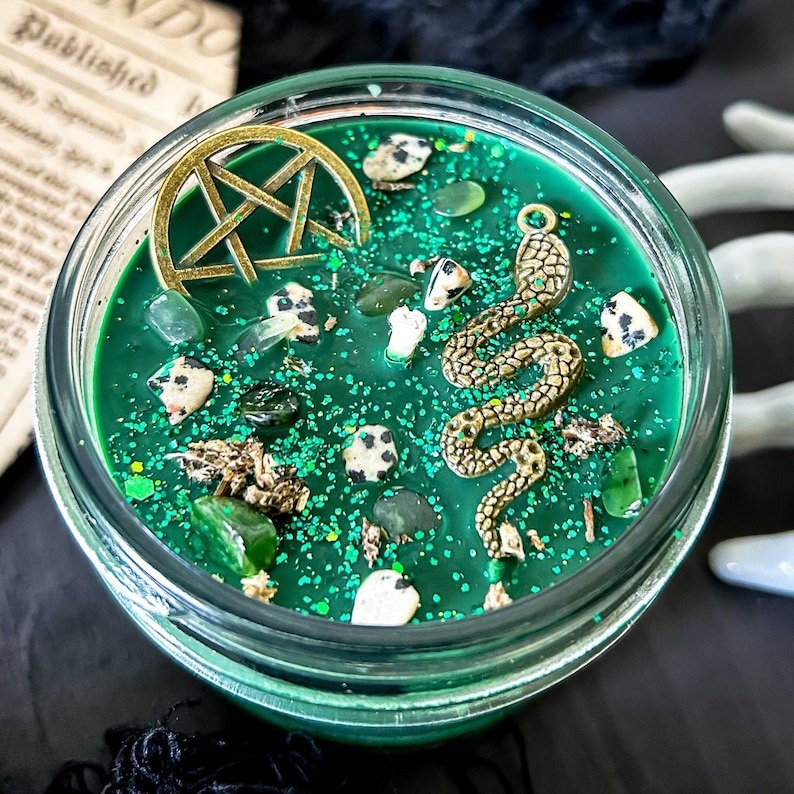 Forest Witch Candle Cottagecore Decor Witchy Decor Etsy