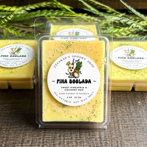 Summerween Wax Melt ~ Pina Colada Scented - Halloween Wax Melts - Witchy Apothecary, Fantasy Wax Melt, Spooky Wax Melts, Horror