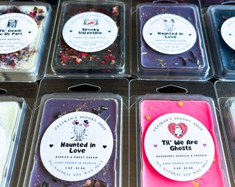 Valloween Wax Melts, Goth Valentines Day gift, gothic candle alternative