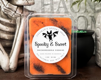 Spooky & Sweet Halloween Wax Melt - Gothic Melts - Snickerdoodle Scent