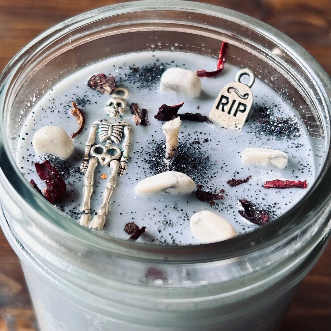 Graveyard Candle, Halloween Candles, Spooky Candle, Fall Candle, Dark