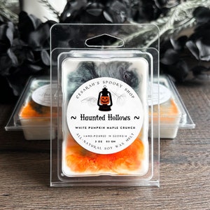 Haunted Hollows Wax Melts | Brown Sugar Maple | Halloween Wax Melts | Wax Melts | Fall Wax Melts | Halloween | Soy Wax Melts | Spooky Gifts
