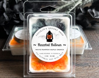 Haunted Hollows Wax Melts | Brown Sugar Maple | Halloween Wax Melts | Wax Melts | Fall Wax Melts | Halloween | Soy Wax Melts | Spooky Gifts