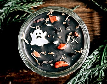 Ghost Stories Halloween Candle - Marshmallow Firewood - Spooky Home Decor