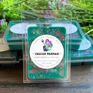 Summerween Wax Melt ~ Twisted Mermaid - Halloween Wax Melts - Witchy Apothecary, Fantasy Wax Melt, Spooky Wax Melts, Horror