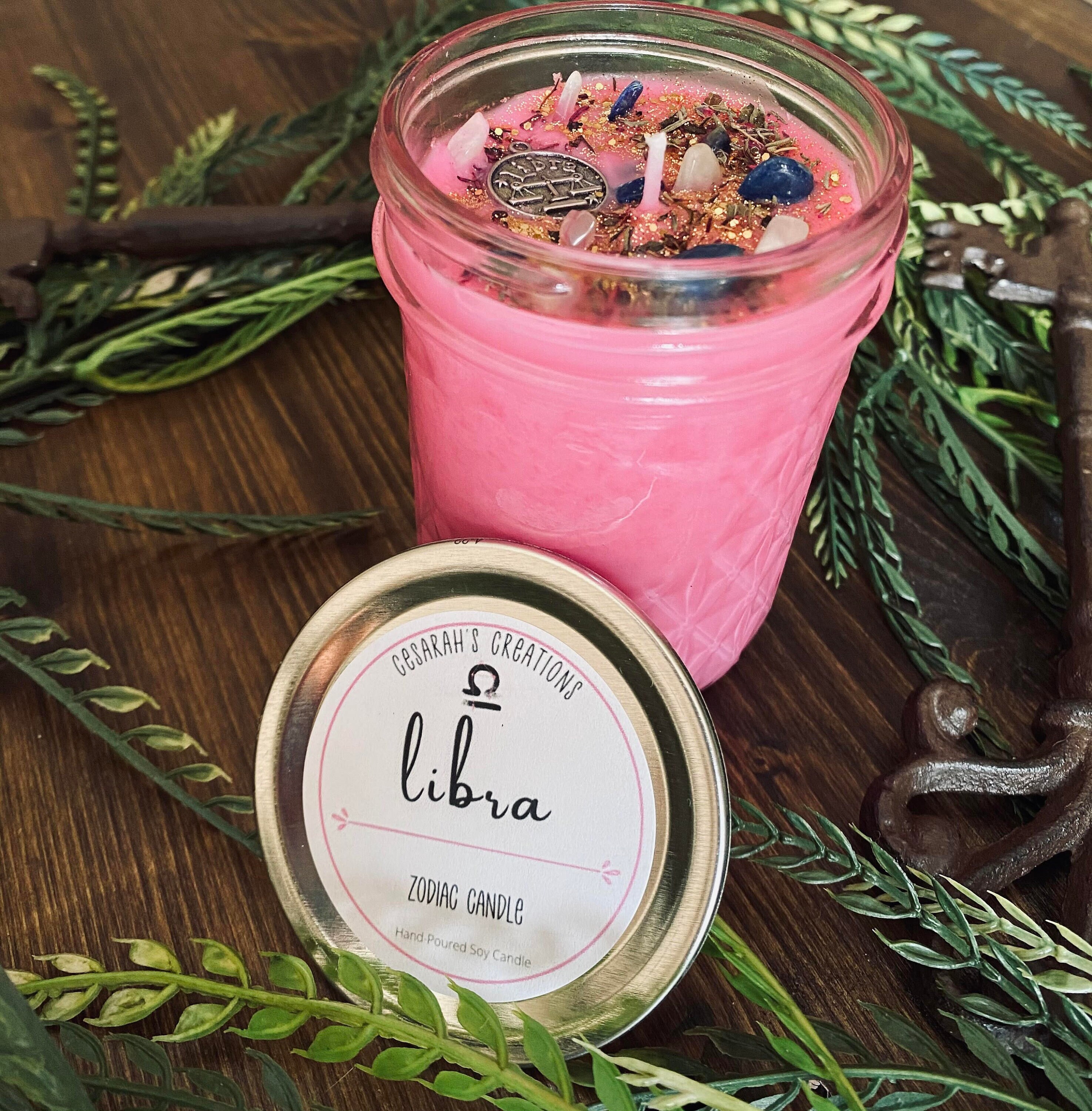 Zodiac Intention Candle | Custom Zodiac Gifts | Witchy Metaphysical C…
