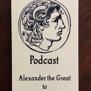 Hellenistic Age Podcast Bookmark Cover Art Design image 2