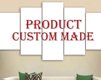 5 Piece Customized Canvas Wall Art  Banner Print Personalized Gifts For Her