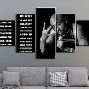 Hip Hop Quotes  Canvas Poster Wall Art All Eyes   Print