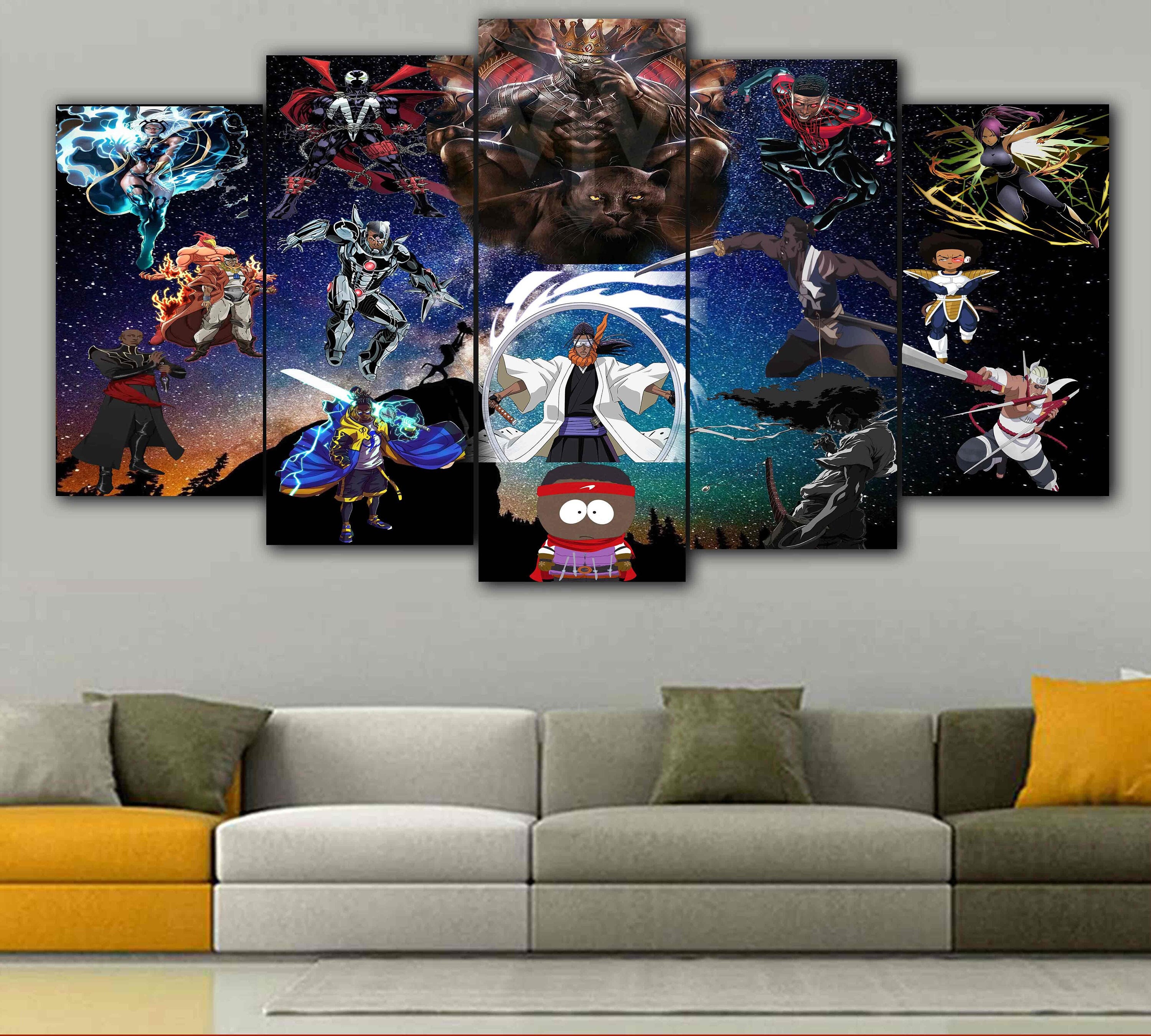 Afro Samurai Manga Decorative Painting Canvas 24x36 Poster Wall Art Living  Room Posters Bedroom Painting - Painting & Calligraphy - AliExpress