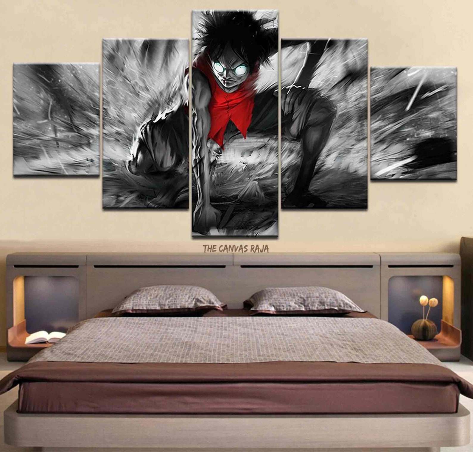 One Piece Japanese Manga Anime Canvas Wall Art Poster Print Etsy