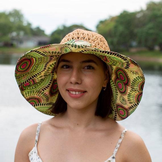 Straw Hat, Summer Hat for Women, Sunhat Womens, Beach Hats Foldable, 5 Inch  Brim Sun Hat, Vacation Travel Accessories Best Gift Cap for Her -   Canada