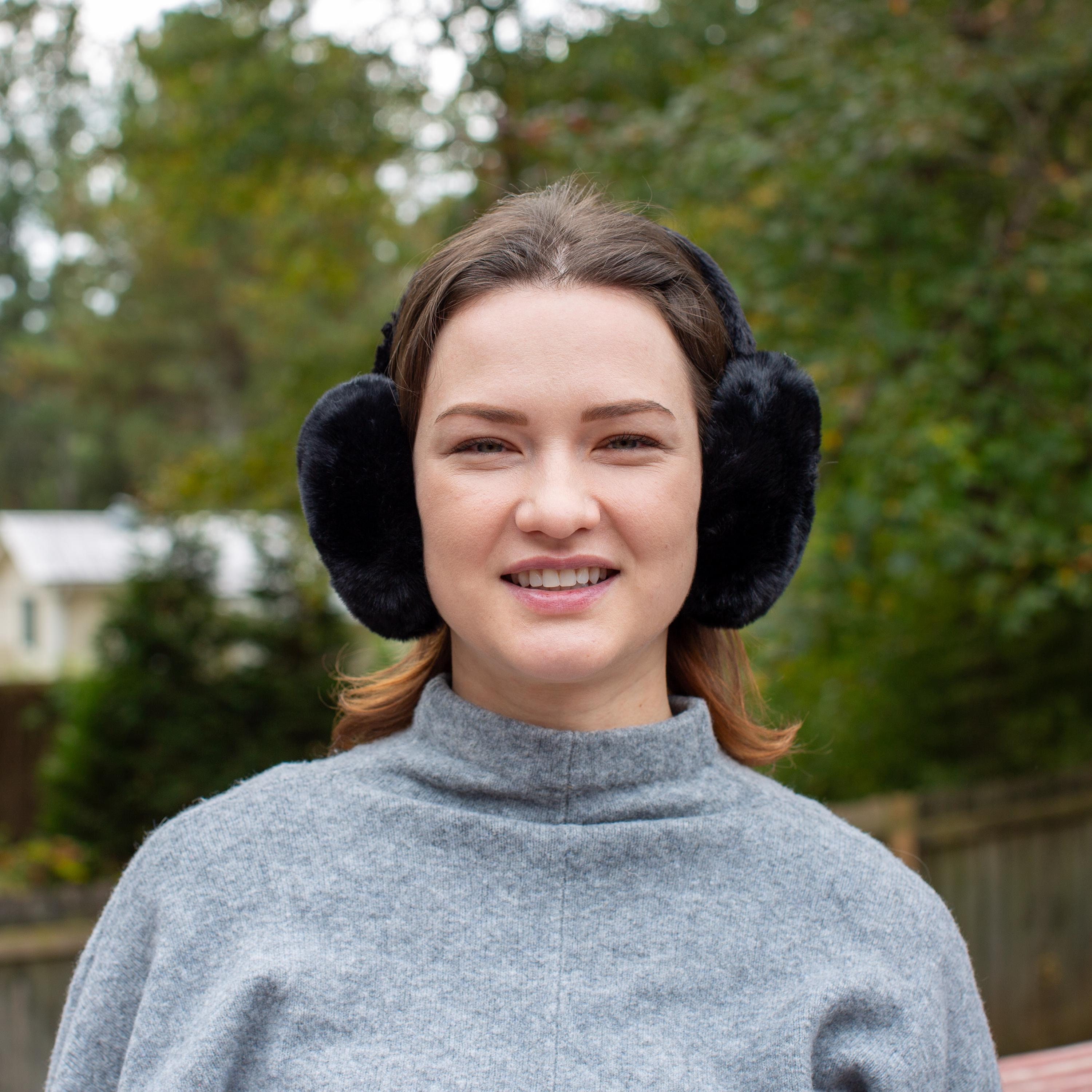 Ear Muffs For Women Kukuzhu Women Pearl Earmuffs Winter 