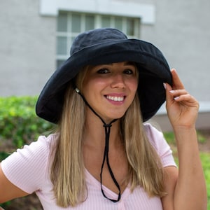 Biege Wide Brim Bucket Hat  Women Solid Pattern Summer Sun Protection Cap Floppy Fisherman Foldable Hat Safari Outdoor Unisex Foldable