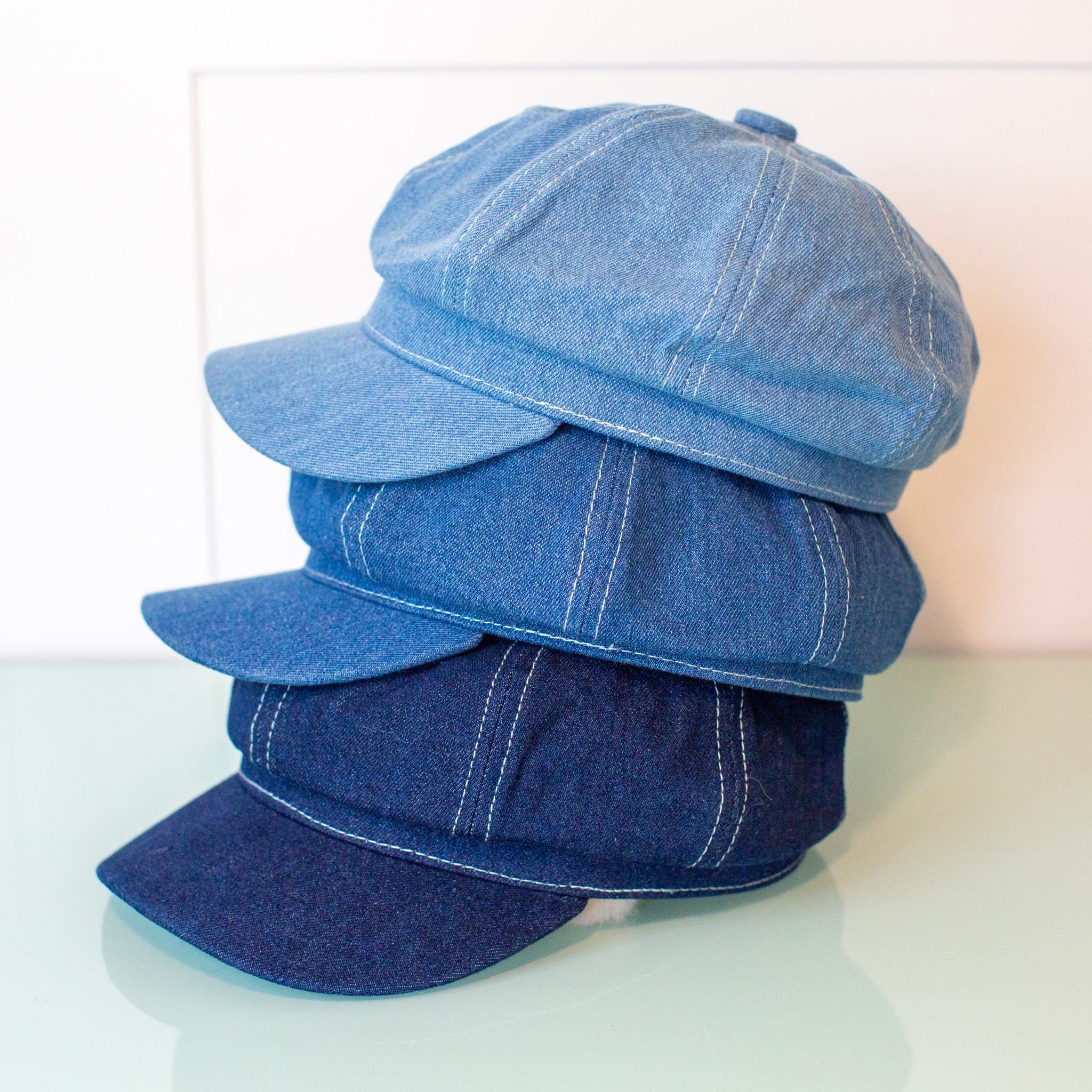 Qunson Mens Denim Cotton Newsboy Cap Ivy Gatsby Driving
