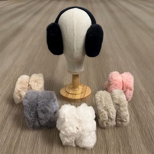 Soft Fluffy Earmuffs for Women Girls , Kawaii Winter Earmuffs , Cozy Christmas Gift Idea