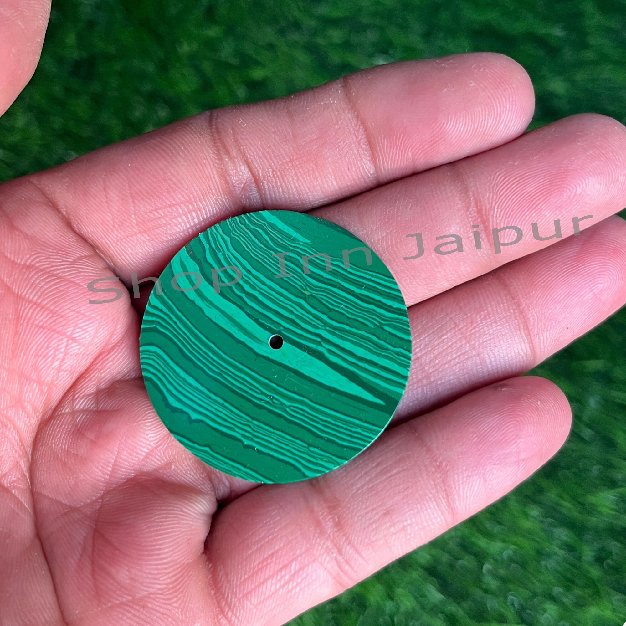 tamas ・undertone ブローチ Watch Dial, Blue Sunstone, Malachite, Black Onyx Gemstones