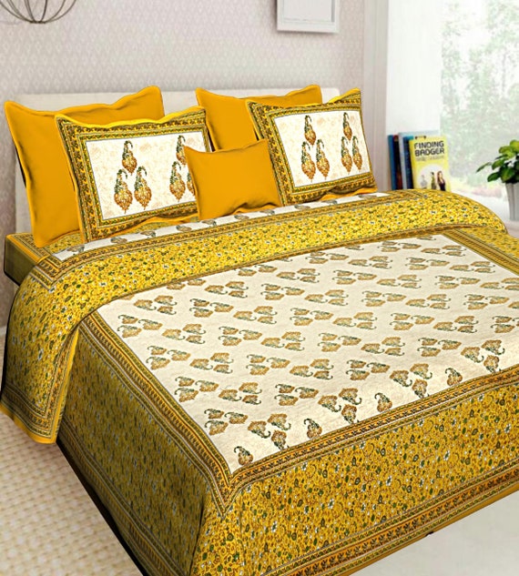 108 Inches 100% Cotton Bed Sheets - Etsy