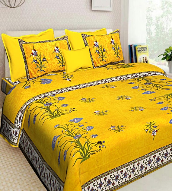 100% Cotton Bed Sheets - Etsy Finland