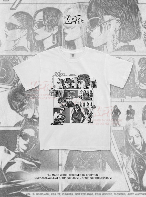 Aespa 'whiplash' T Shirt, Karina, Winter, Giselle, Ningning Aespa 'whiplash' T Shirt, Karina, Winter, Giselle, Ningning
