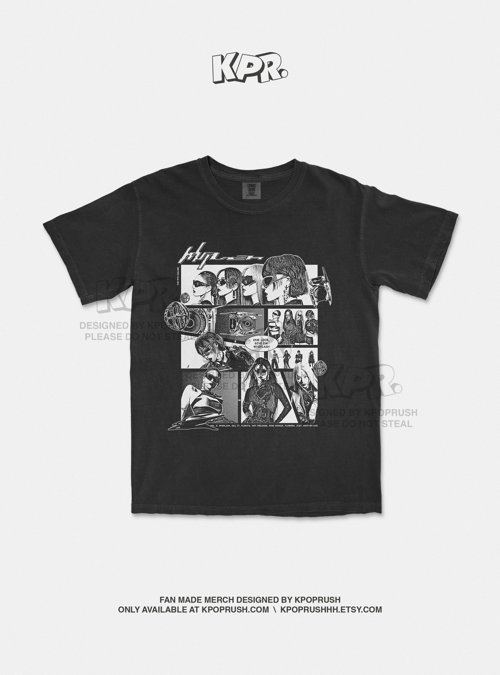Aespa 'whiplash' T Shirt, Karina, Winter, Giselle, Ningning Aespa 'whiplash' T Shirt, Karina, Winter, Giselle, Ningning