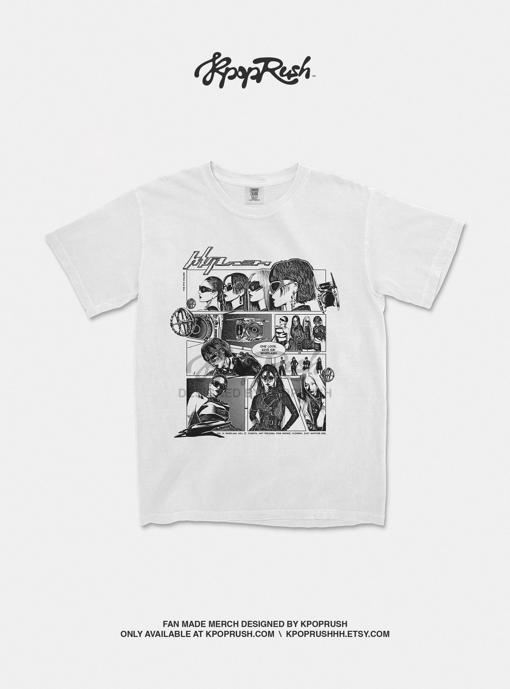 AESPA WHIPLASH 5th Mini Album LIMITED Ver/T-Shirts+CD+2 Book