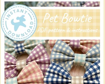 Pet Bowtie PDF Pattern and Instructions