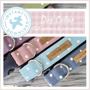 Dog Collar PDF Pattern and Instructions