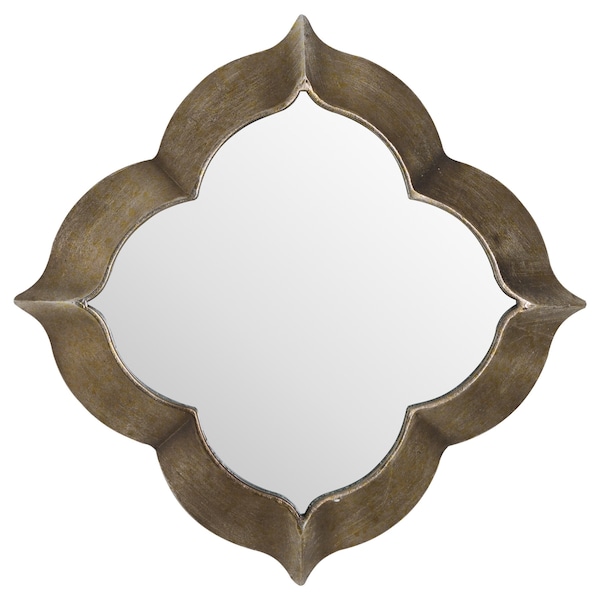 Miroir mural marocain | Miroir mural d'accent | Miroir simple | Miroir en bronze | Décoration méditerranéenne | Décoration murale