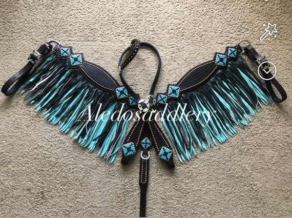 Ensemble d'attaches en cuir Valentine Western pour chevaux