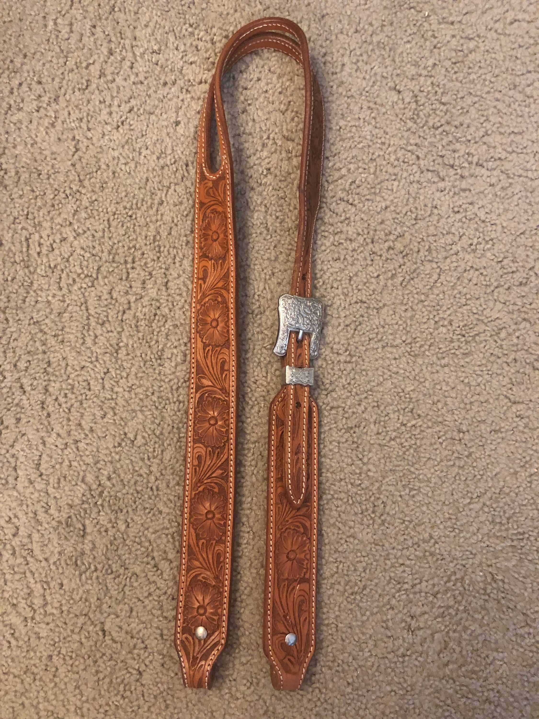 Working Cowboy Split Ear Headstall 3/4" Geöltes Geschirr Leder
