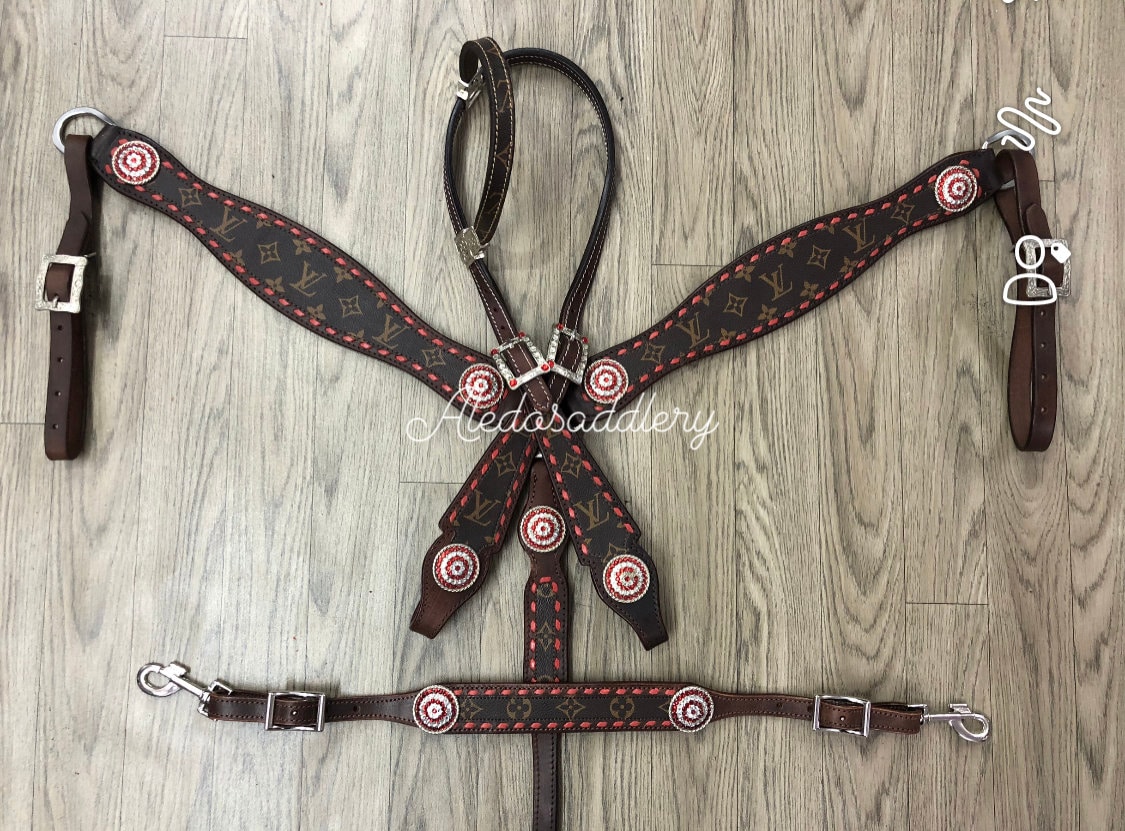 Western Bling Tack Set of Headstall and Breast Collar 