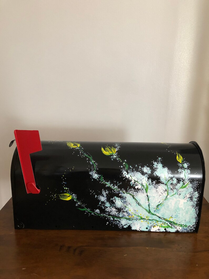 Decorated Handpainted Mailbox Etsy