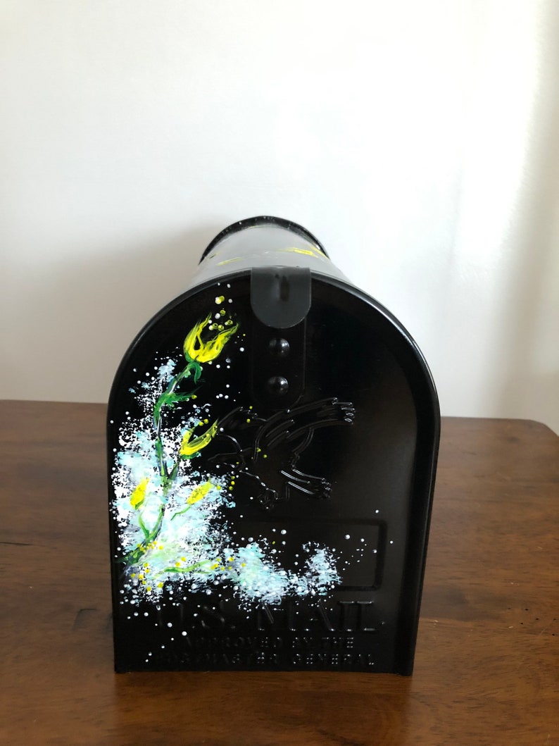 Decorated Handpainted Mailbox Etsy